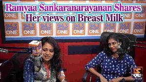 Ramyaa Sankaranarayanan Shares her views on Breast Milk