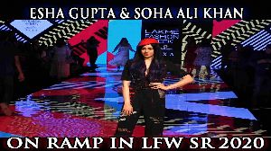 Esha Gupta & Soha Ali Khan On Ramp