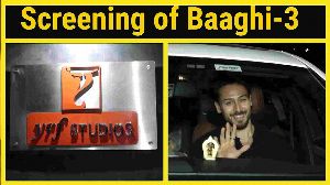 Screening Of Baaghi 3 At Yashraj Studio