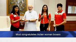 Modi congratulates Indian women boxers