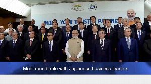 Modi roundtable with Japanese business leaders
