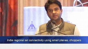 India regional air connectivity using small planes, choppers