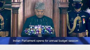 Indian Parliament opens for annual budget session