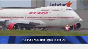 Air India resumes flights to the US